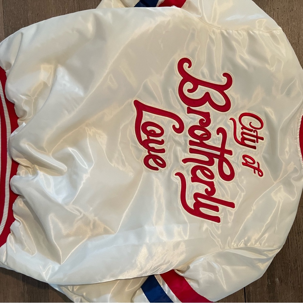 Starter Philly 76ers jacket, men’s size Large - Picture 8 of 10